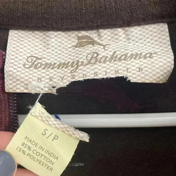 NWT Tommy Bahama Quarter Zip Shirt - Picture 7 of 7